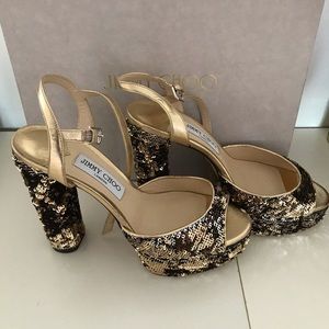 Jimmy Choo sequin shoes
